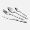Komplet sztućców srebrny STRIPE 24 el.