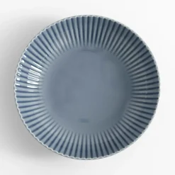 Komplet talerzy szaro-niebieski DAISY SEASIDE 18 el.