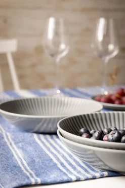 Komplet talerzy szary DAISY CLOUD 18 el.