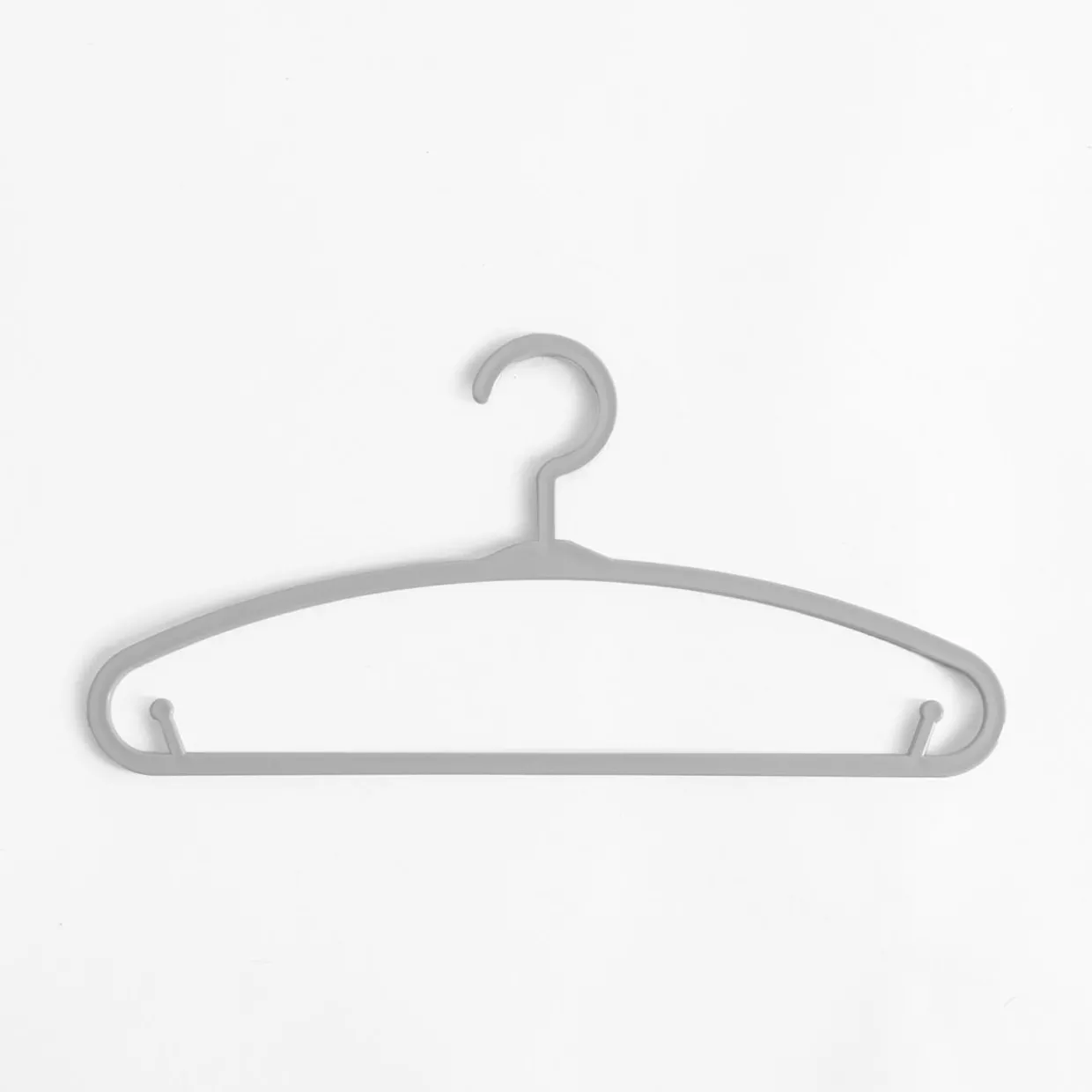 Komplet wieszaków dziecięcych szarych 6 szt.