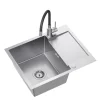 Komplet zlewozmywak QUADRON inox AVENIR SHORT 60x48 cm z baterią
