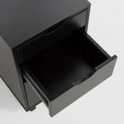 Kontenerek na kółkach LYRICE, kolor czarny