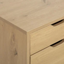 Kontenerek na kółkach LYRICE, kolor dąb