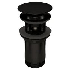 Korek do umywalki bidetu uniwersalny CLICK-CLACK czarny NHC N10U