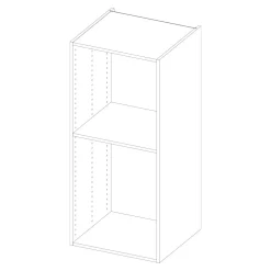 Korpus nablatowy QUBIK 60x133,8 biały typ 2