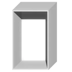 Korpus nadstawny QUBIK 60x98,5 biały