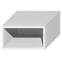 Korpus nadstawny QUBIK 40x21,5 biały