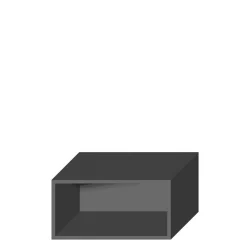 Korpus pod zmywarkę QUBIK 60x30 grafitowy