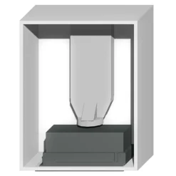 Korpus QUBIK 60x77 biały z okapem ERA C IX/A/52