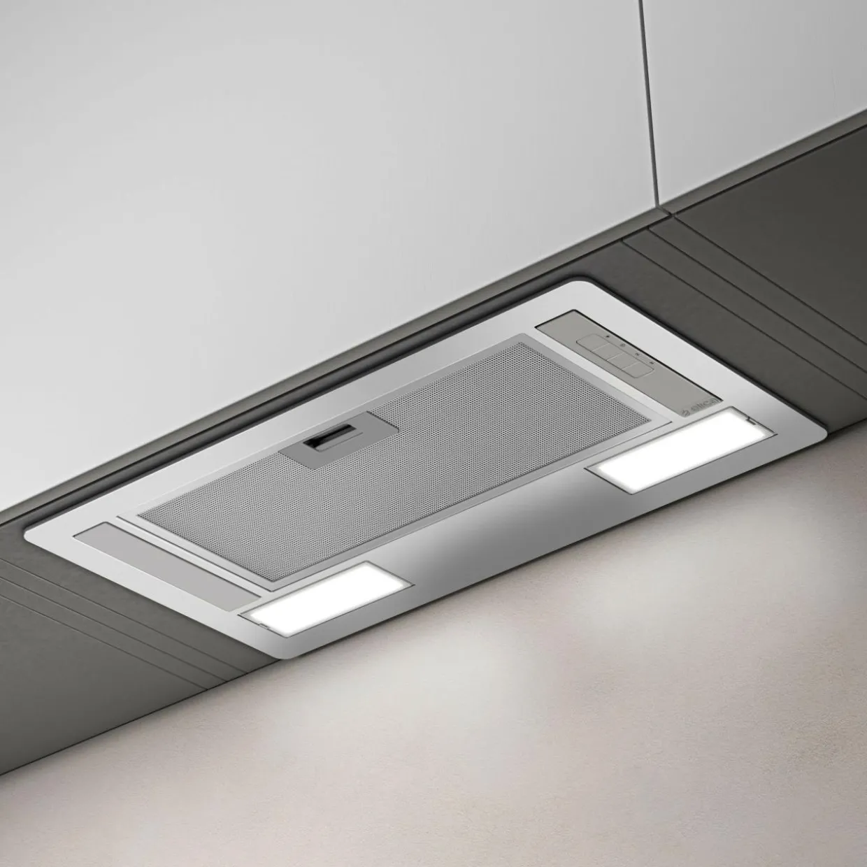 Korpus QUBIK 60x60 grafitowy z okapem ERA C IX/A/52