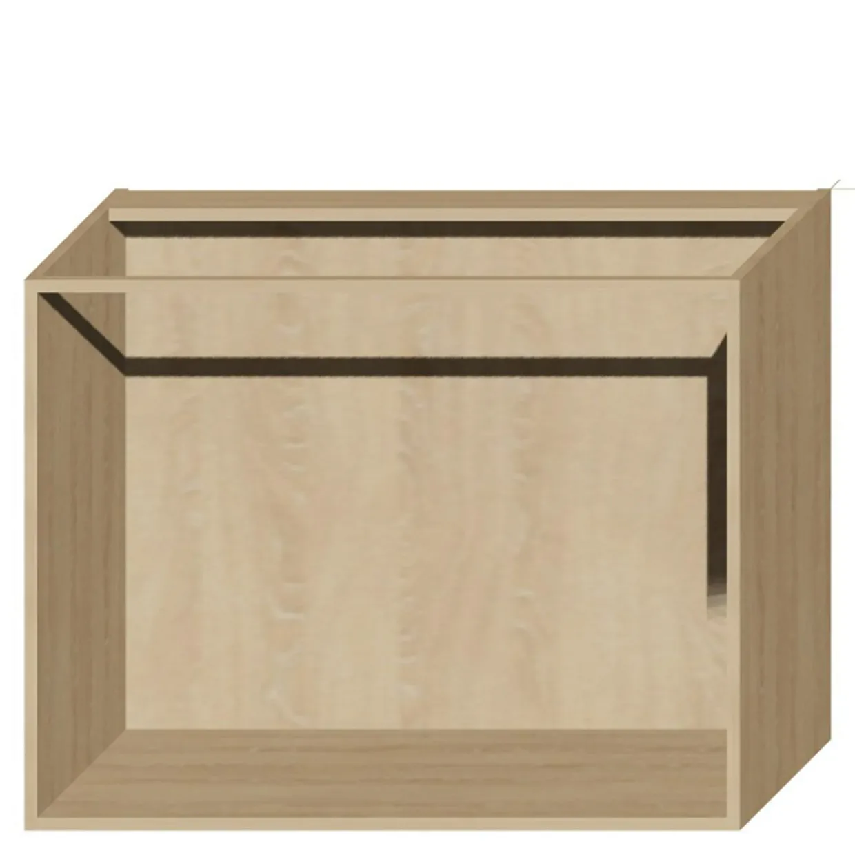 Korpus stojący narożny QUBIK 100x77 dębowy typ 2