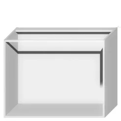 Korpus stojący narożny QUBIK 100x77 biały