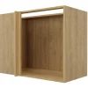 Korpus stojący narożny QUBIK 100x77 dębowy