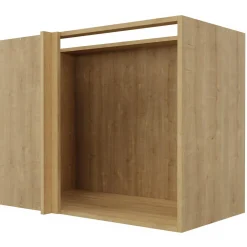 Korpus stojący narożny QUBIK 100x77 dębowy