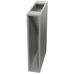 Korpus stojący QUBIK 15x77 grafitowy