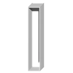 Korpus słupek QUBIK 40x214,6 biały