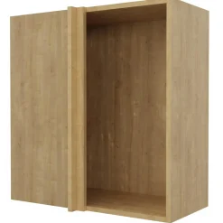 Korpus wiszący narożny QUBIK 75x77 dębowy