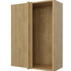 Korpus wiszący narożny QUBIK 75x98,5 dębowy