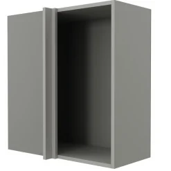 Korpus wiszący narożny QUBIK 75x77 grafitowy