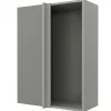 Korpus wiszący narożny QUBIK 75x98,5 grafitowy