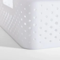 Kosz do przechowywania biały 26,5x18x12,5 cm