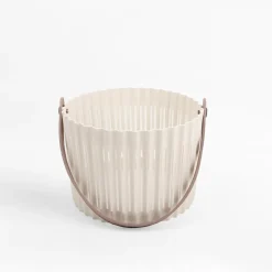 Kosz do przechowywania biały 26x18 cm