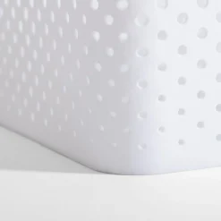 Kosz do przechowywania biały 36x27x24 cm