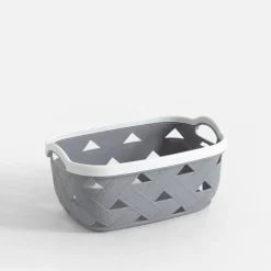 Kosz do przechowywania szary 22x15,7x10,8 cm