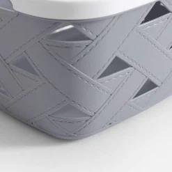 Kosz do przechowywania szary 22x15,7x10,8 cm