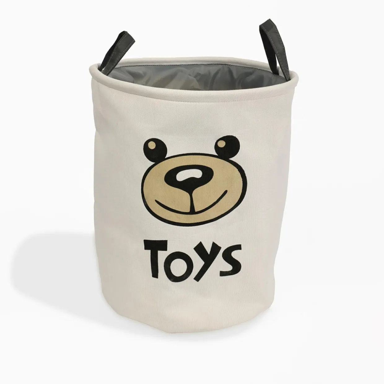 Kosz do przechowywania zabawek biały 32x32x40 cm