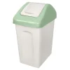 Kosz do segregacji odpadów z pokrywą zieloną 10 l