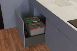 Kosz do sortowania odpadów INSIDE 1x15l i 2x7l