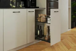 Kosz dolny cargo mini do kuchni metal grafit 50/2 (10/MZMF) INSIDE