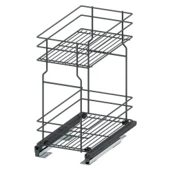 Kosz dolny cargo mini do kuchni metal grafit 30/2 (10/MPZ) INSIDE