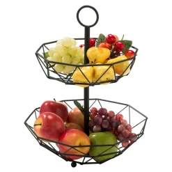 Kosz dwupoziomowy na owoce 38 CM