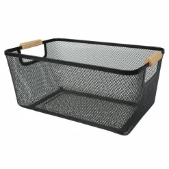 Kosz metalowy czarny