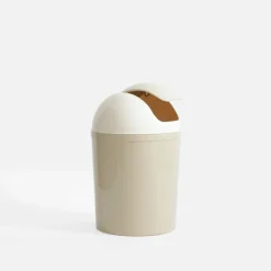 Kosz na śmieci beżowy 5L