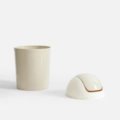 Kosz na śmieci beżowy 5L