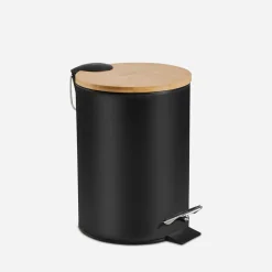 Kosz na śmieci czarny 3L
