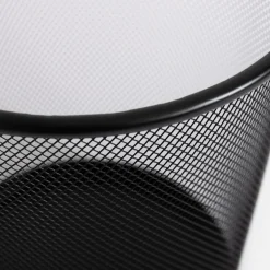 Kosz na śmieci metalowy czarny 12 L