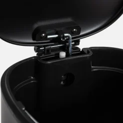 Kosz na śmieci z pedałem czarny mat 5 l