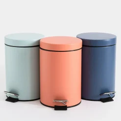 Kosz na śmieci z pedałem niebieski 3 l