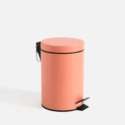 Kosz na śmieci z pedałem różowy 3 l