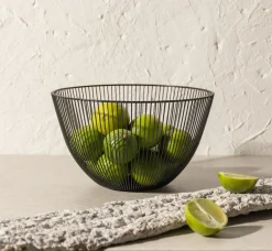 Kosz na owoce metalowy 25x14 cm