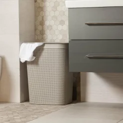 Kosz na pranie biały BRISEN 50 l