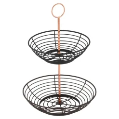 Koszyk na owoce 2-poziomowy STARKE HARPER 28,5x42 cm