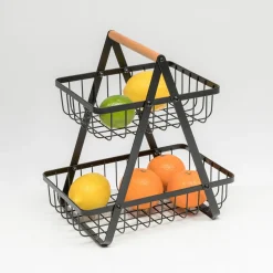 Koszyk na owoce 2-poziomy 27x17x28,8 cm