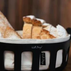 Koszyk na pieczywo czarny LIVIO