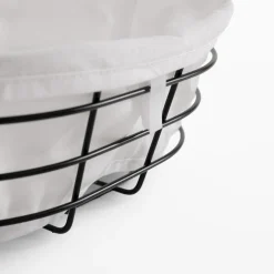 Koszyk na pieczywo z bawełnianym wkładem 29x21 cm