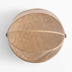 Koszyk z moskitierą, bambusowy, 35 cm